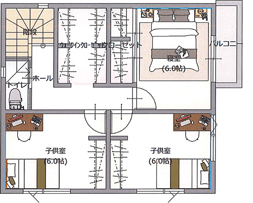 熊谷モデル2F【北九州 新築・注文住宅】