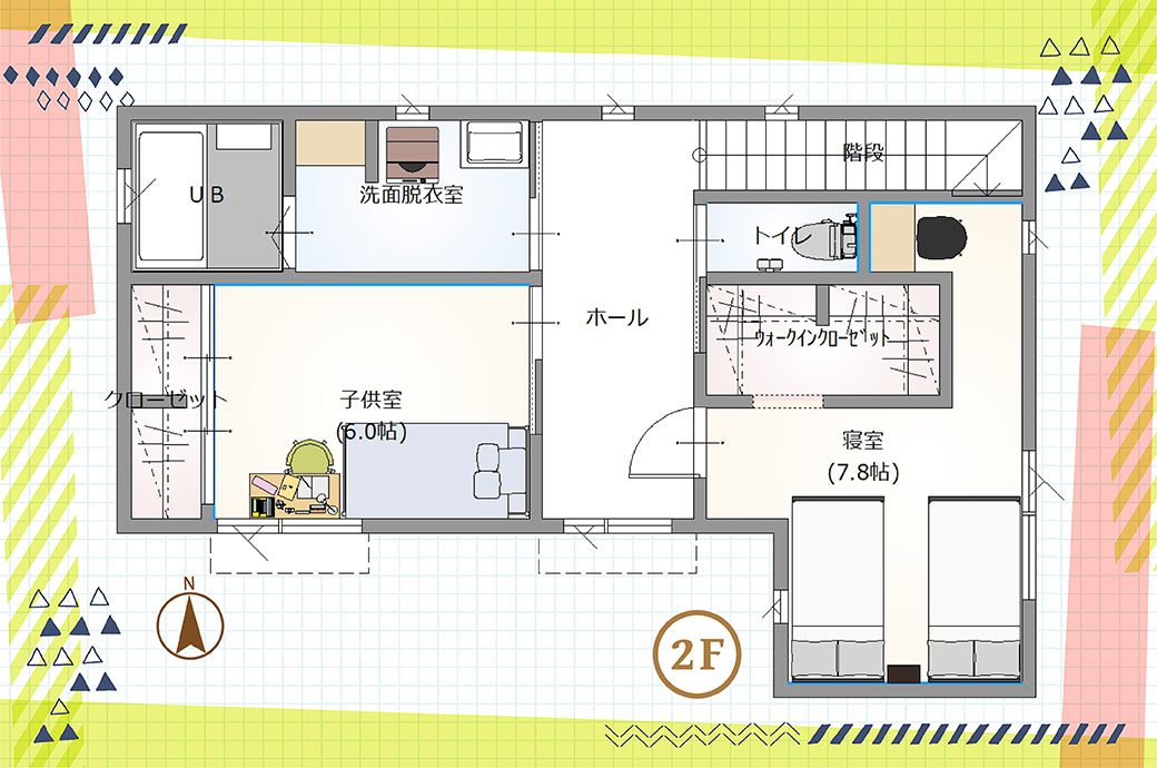 2F 奥さま目線の収納アイデアが光る家