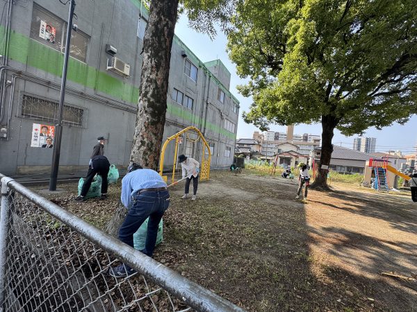 片野新町北公園清掃活動