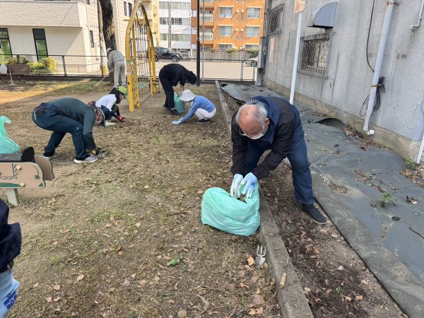 片野新町北公園清掃活動